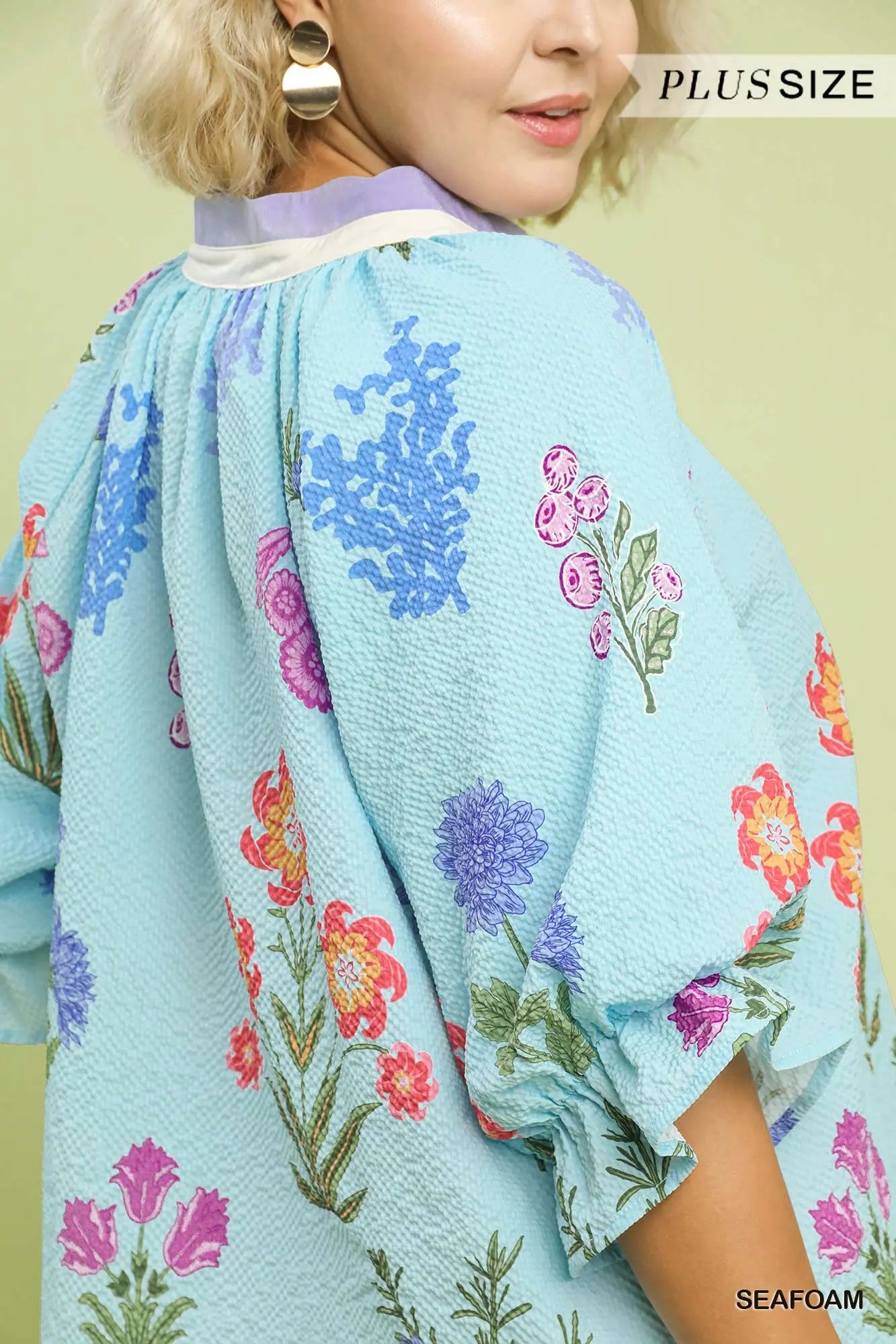 Umgee Spring Blouse Extended Size
