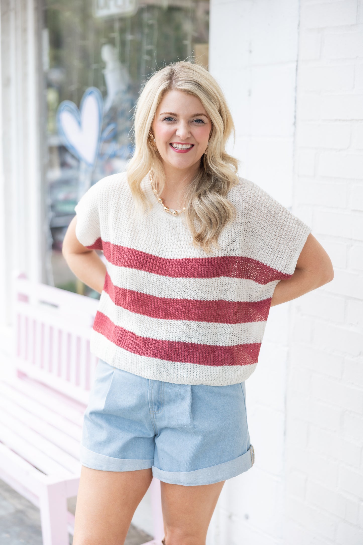 Light weight stripe cutie