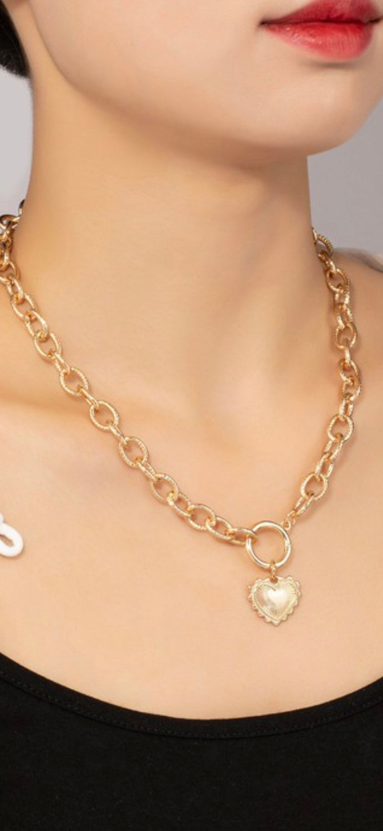 Chunky Heart Necklace