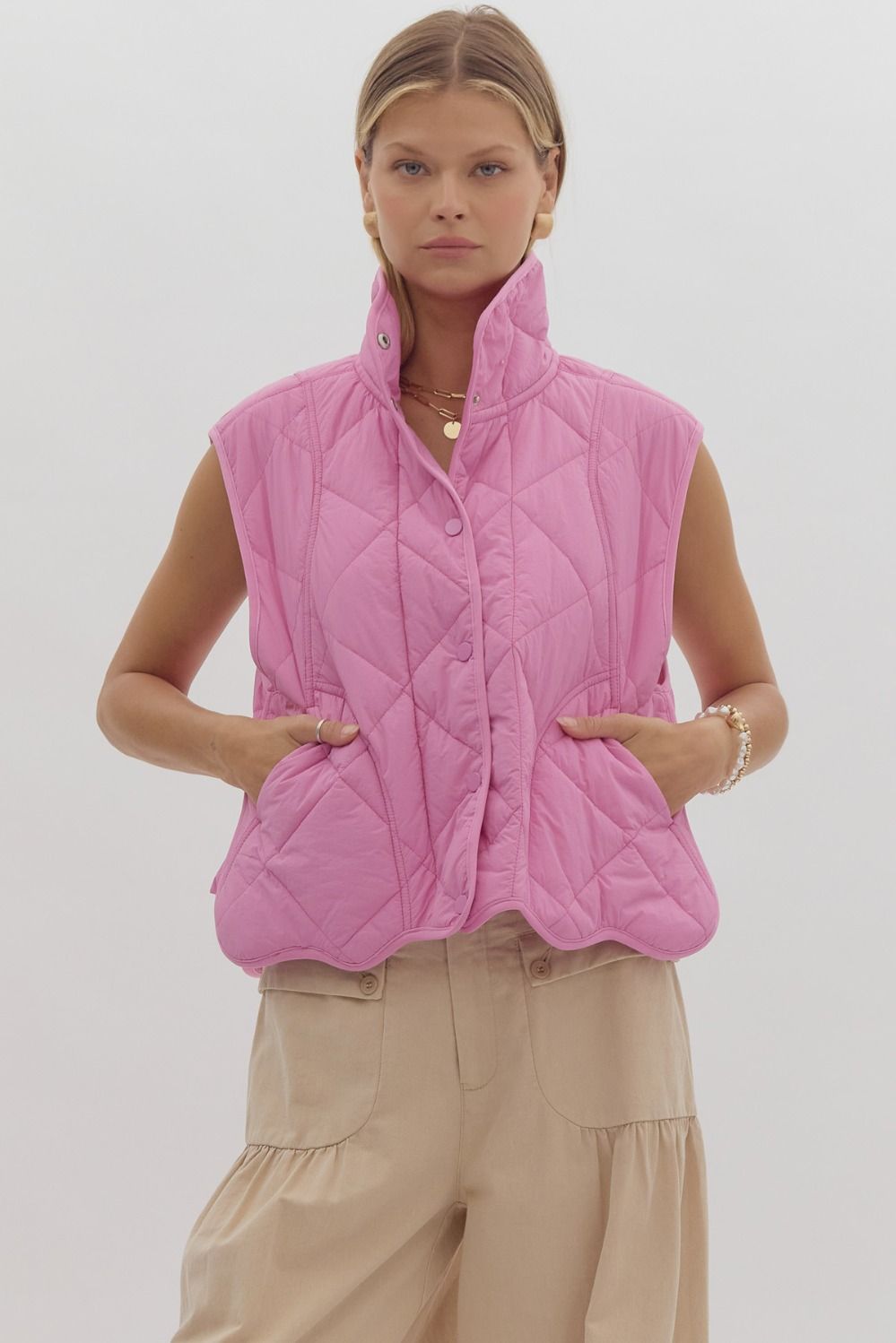Bubblegum Pink Vest