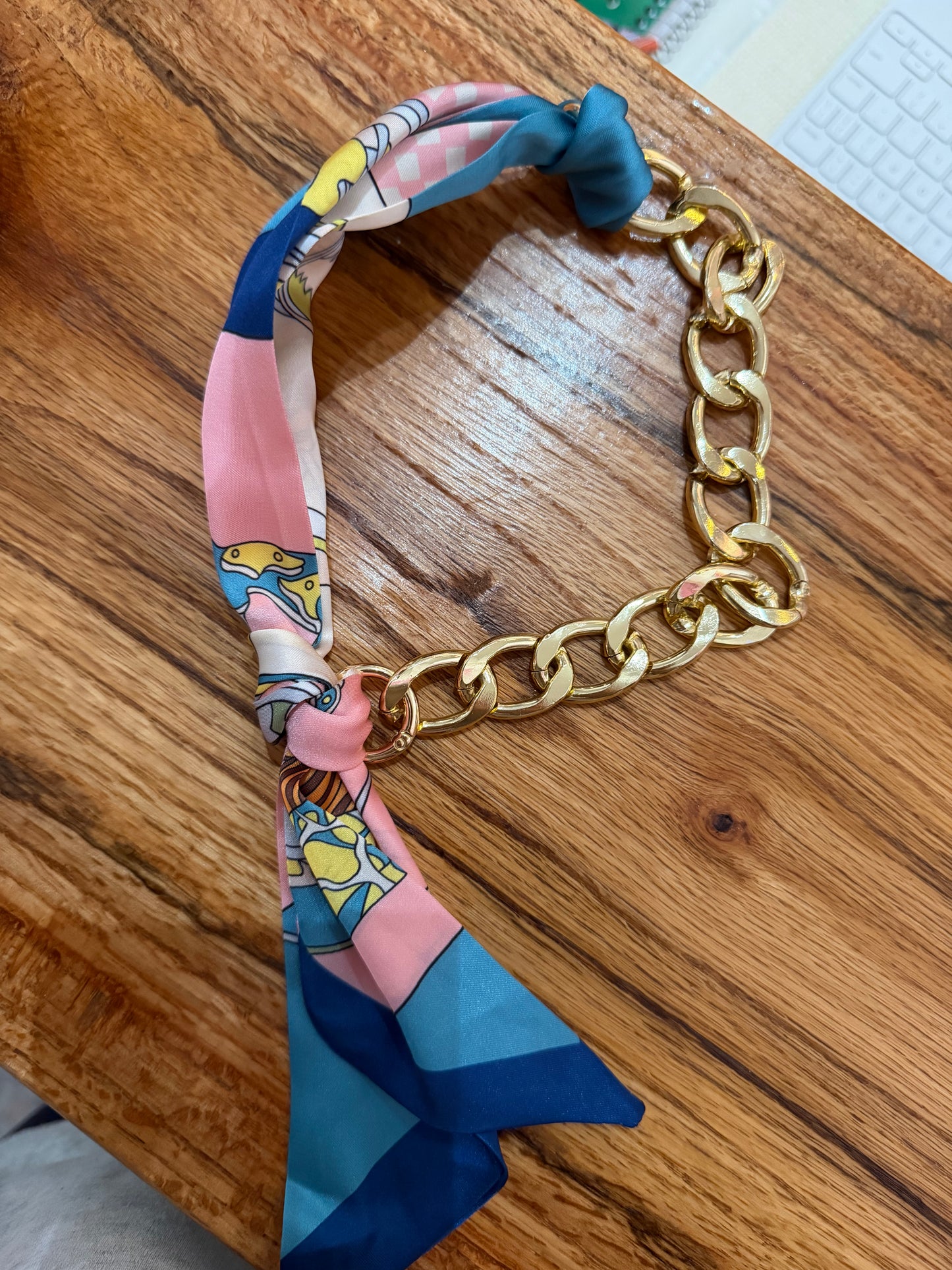 Chain Scarf Necklace