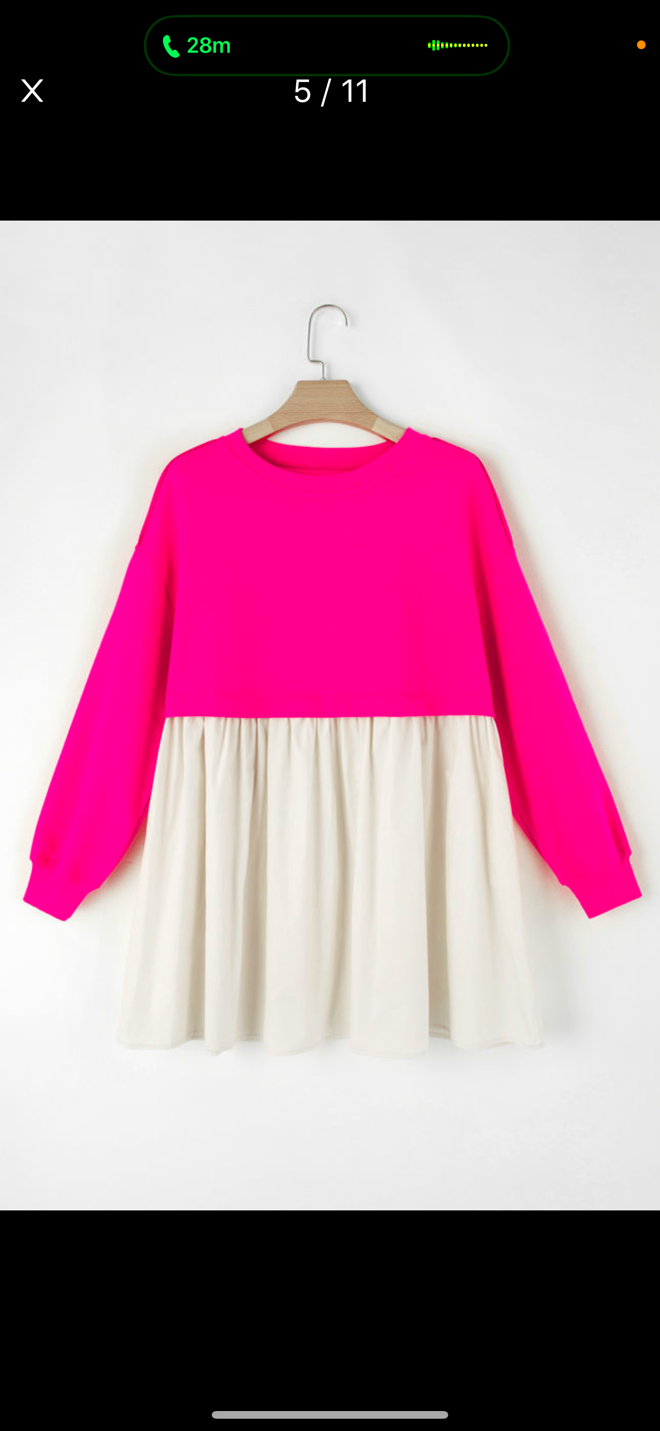 Sweatshirt Top Dress