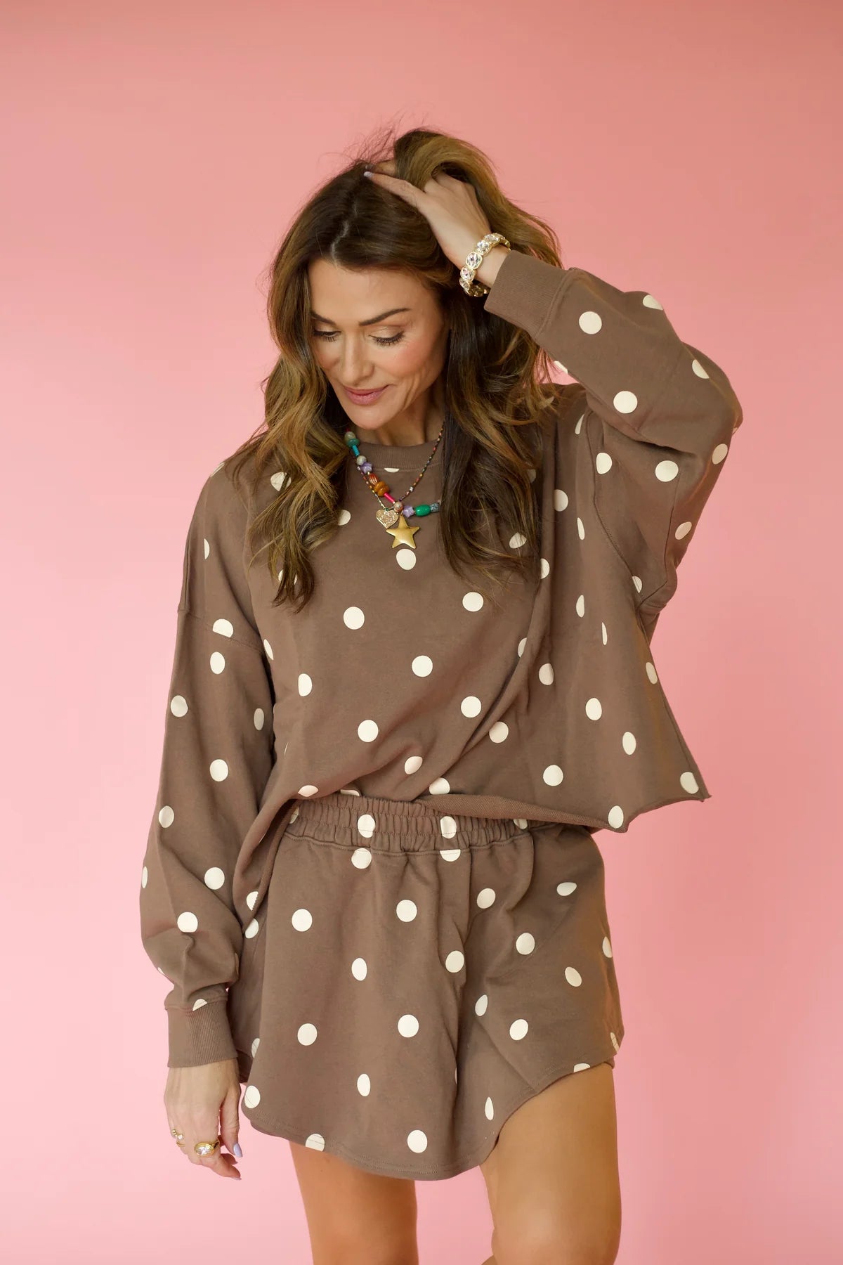 Poppy and Pine Mocha Skort Set