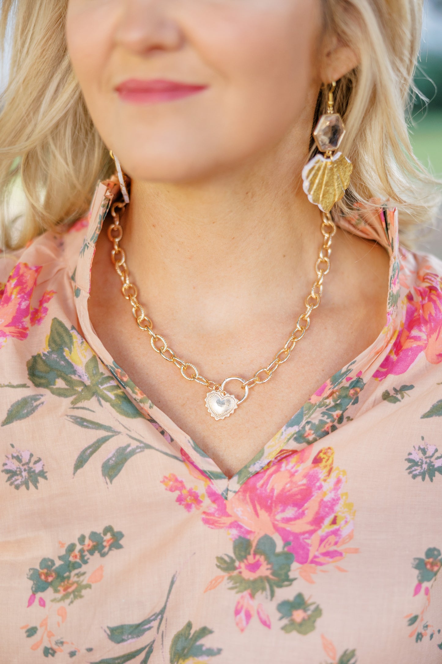 Chunky Heart Necklace