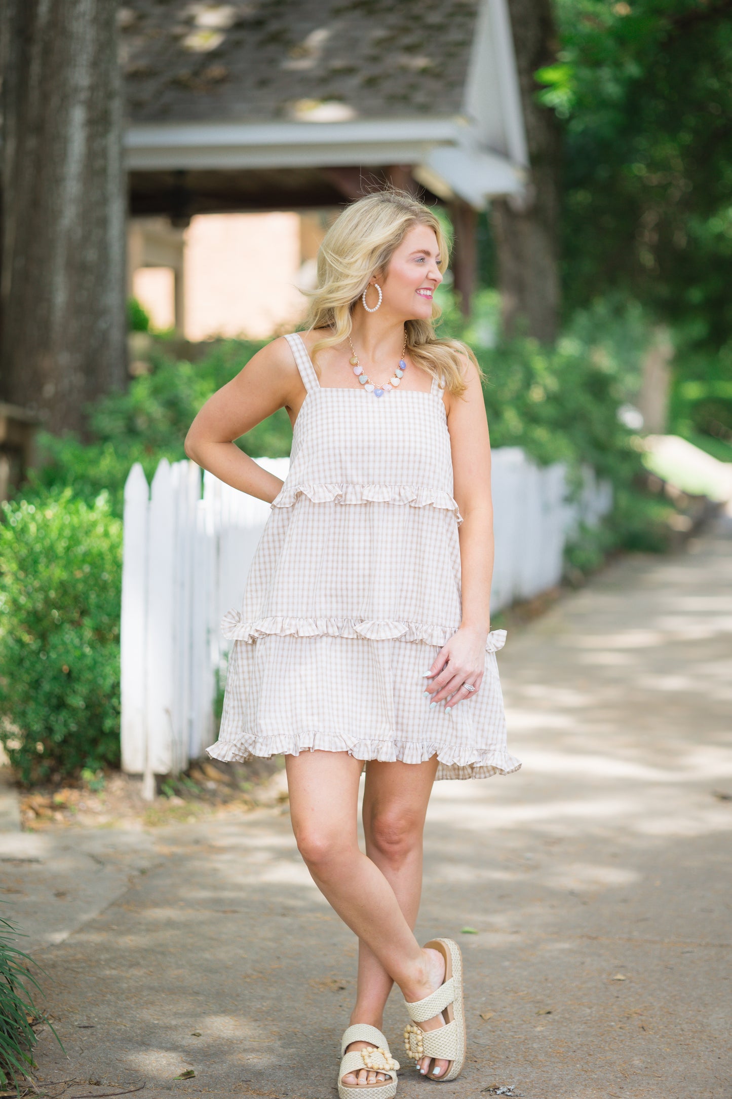 Ruffle Mini Dress