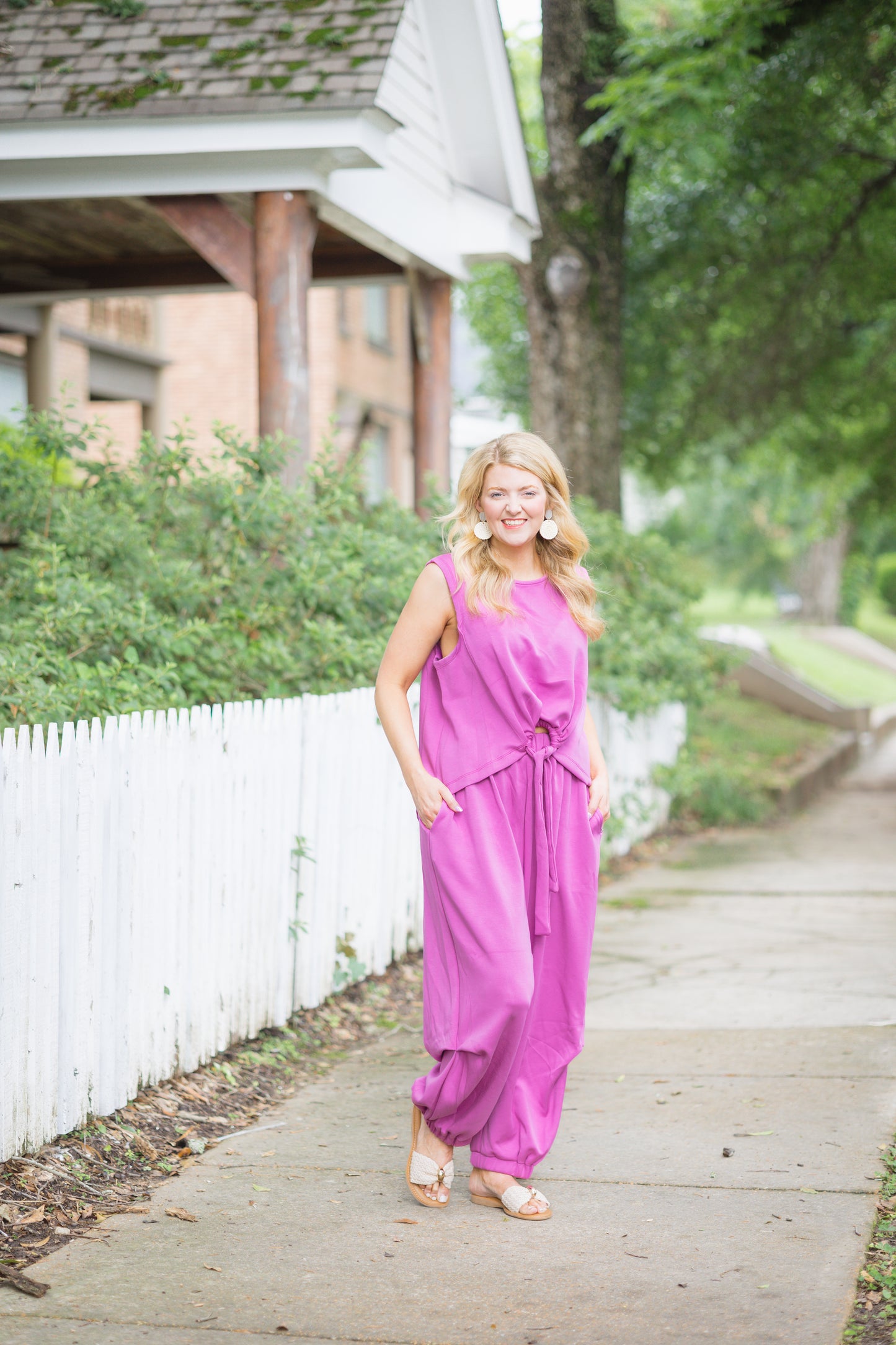 Two Piece Davi and Dani Set Orchid