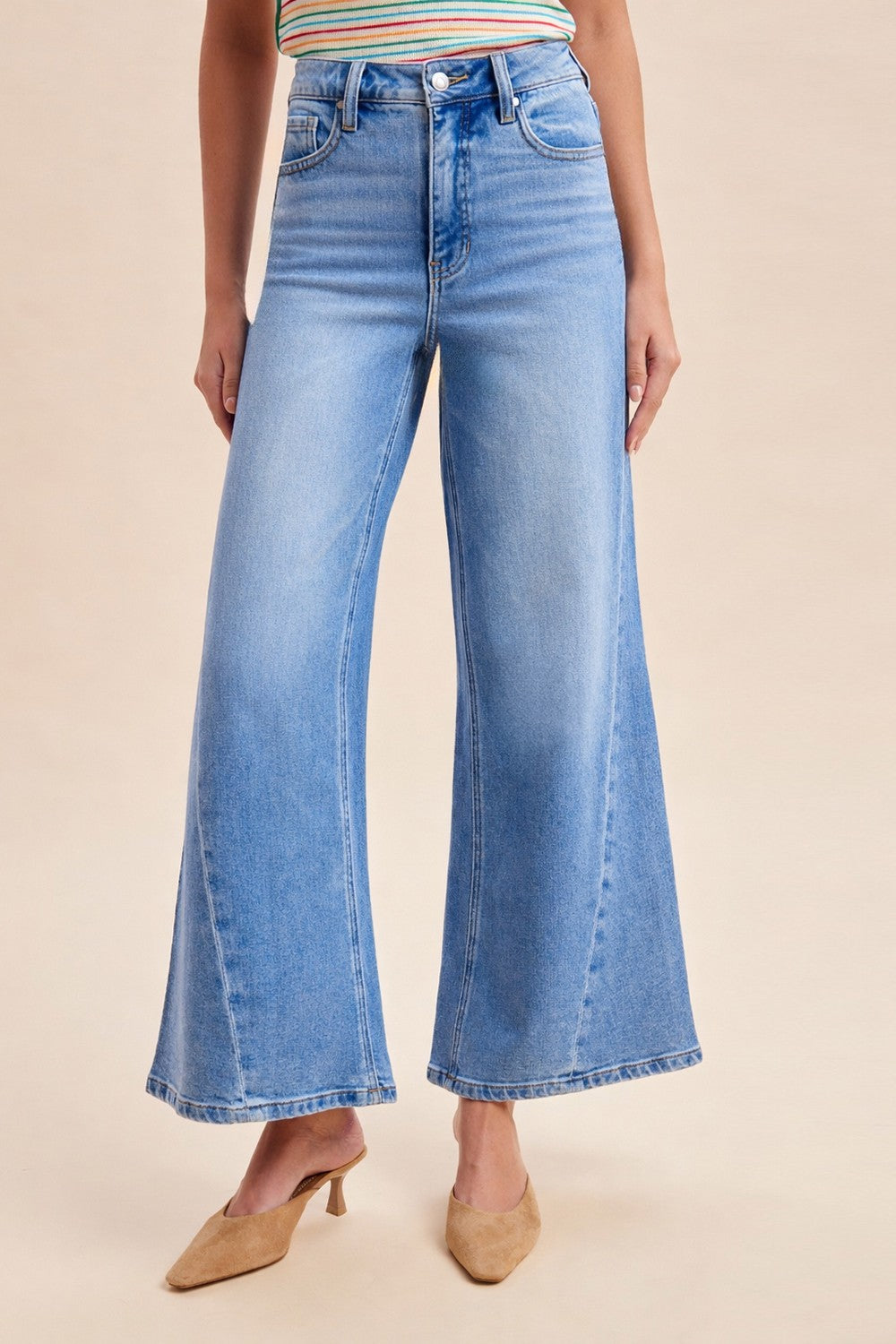 Anniewear Tummy Control Wide Leg Denim