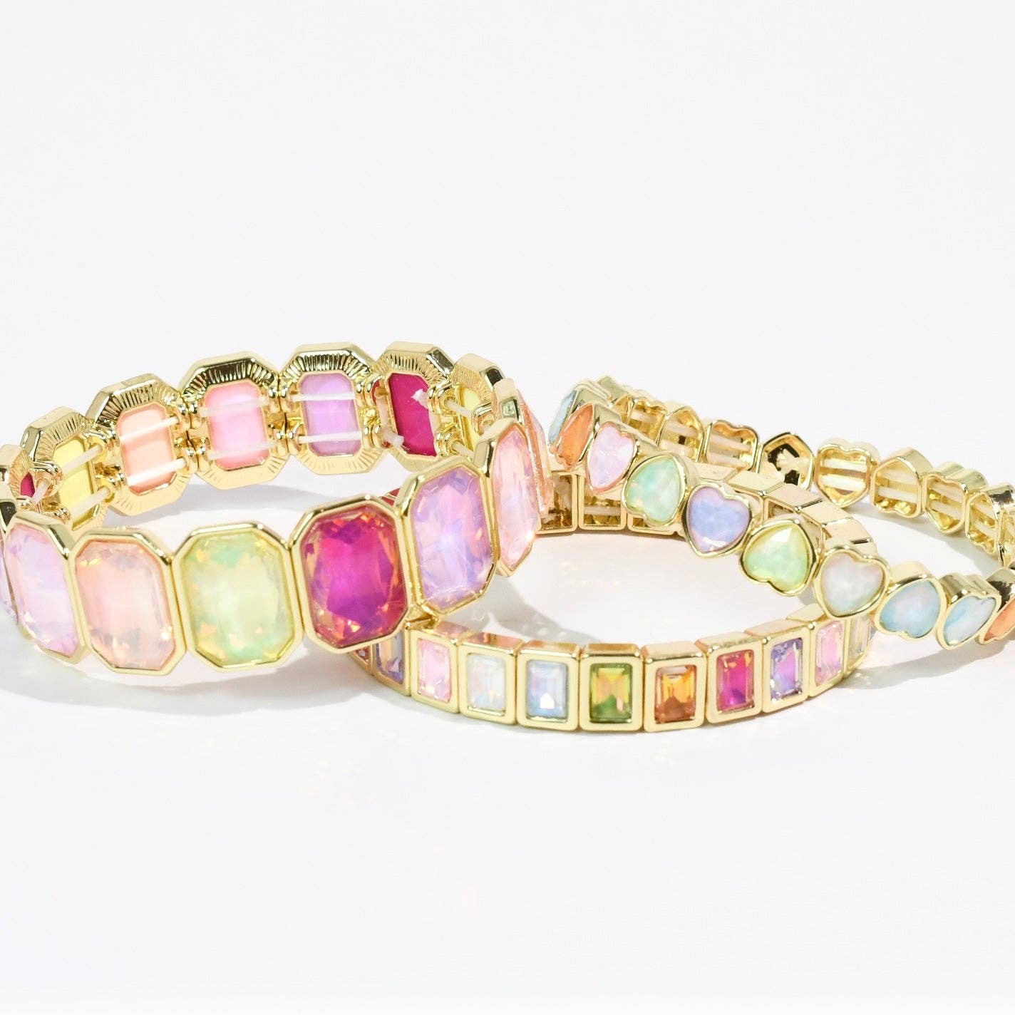 Sparkle Multi Heart Stack Set