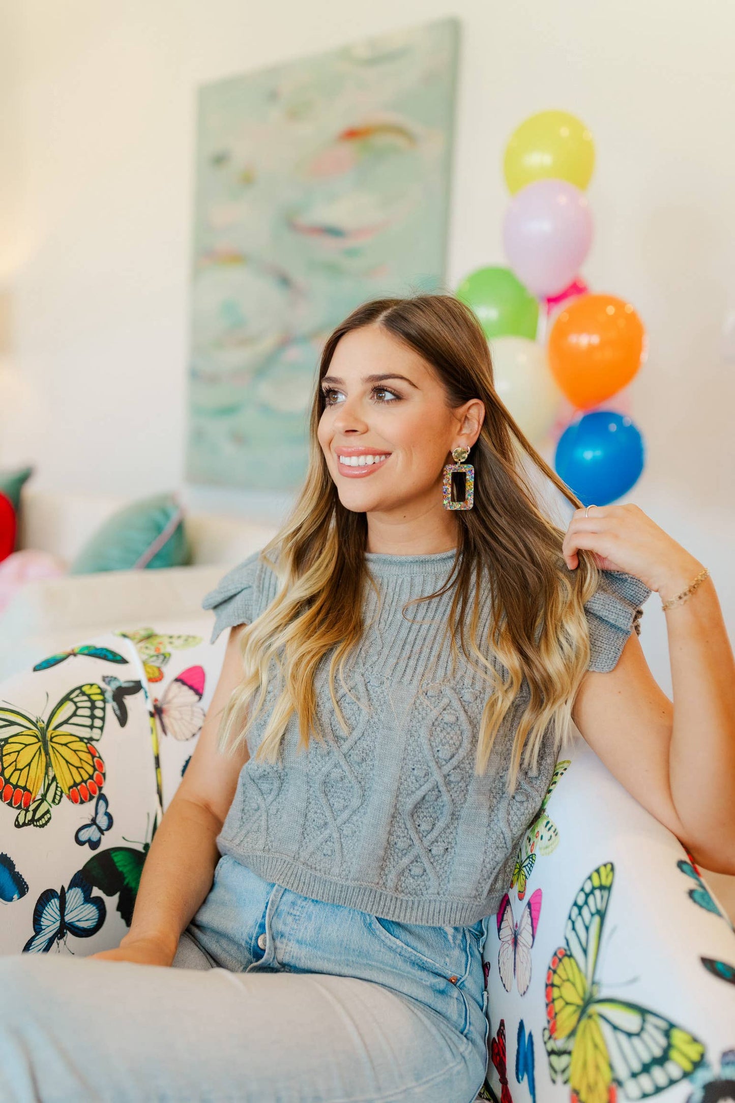 Pastel Confetti Rectangle Drops