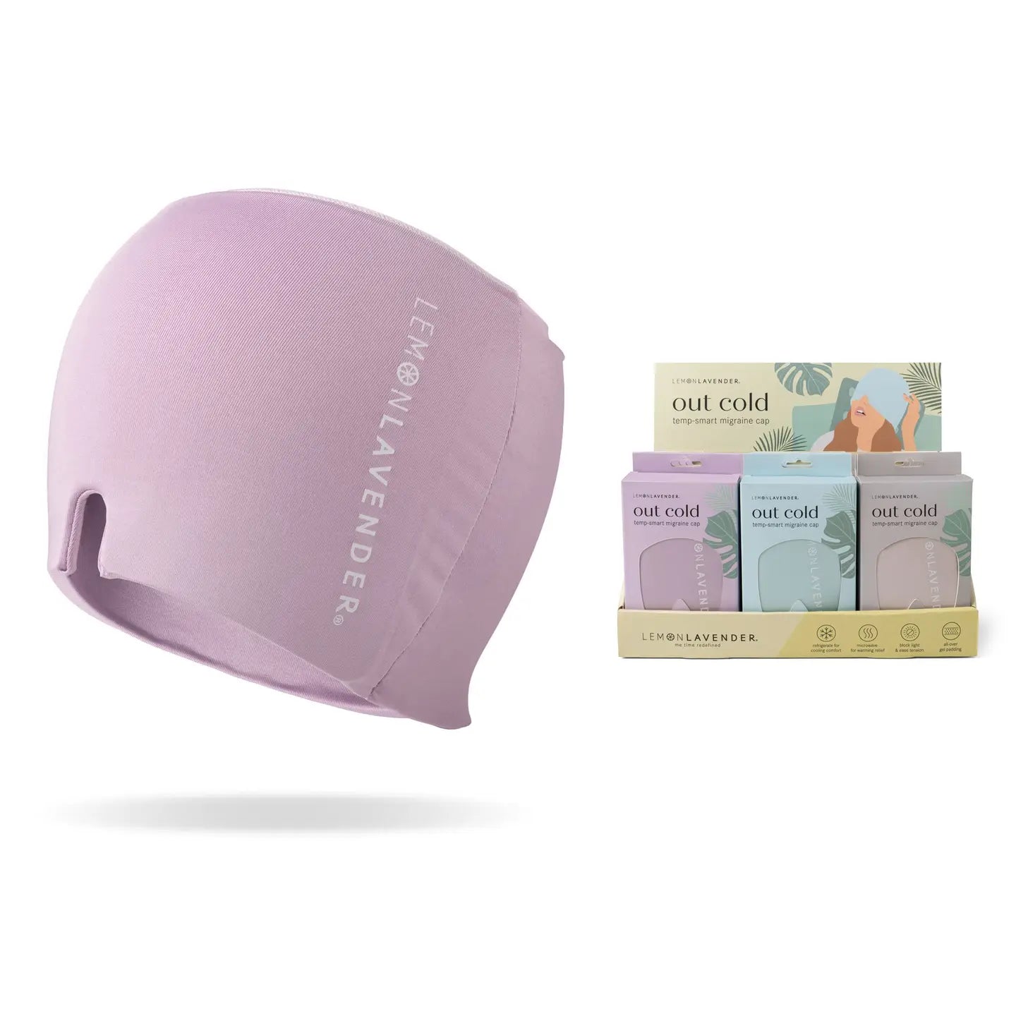 Lemon Lavender Migrane Cap- Out Cold