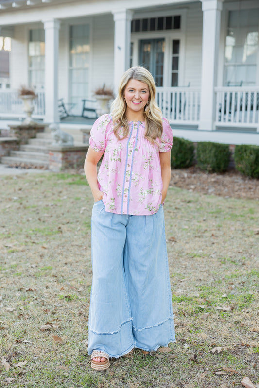 Blush Bloom Top