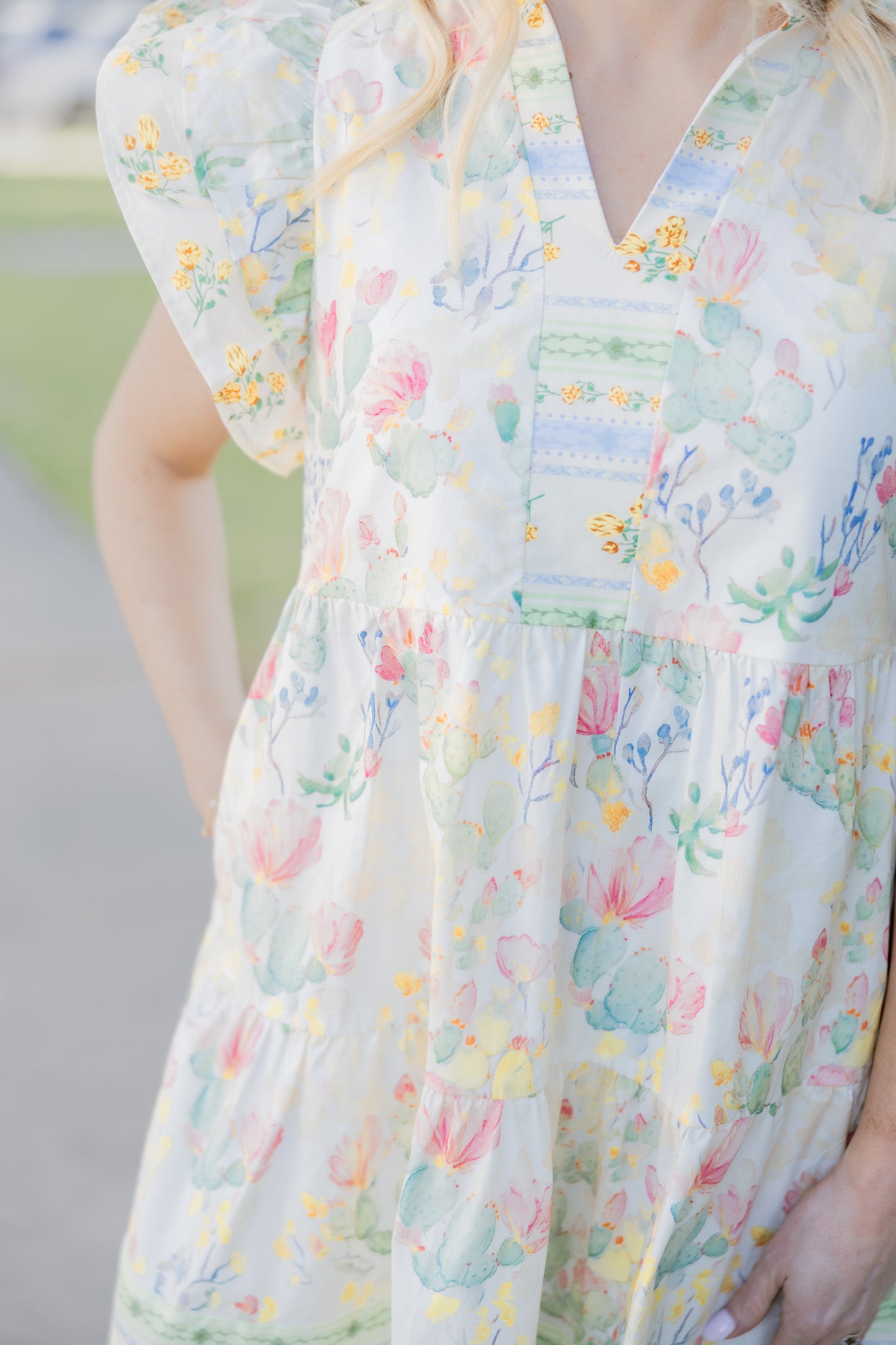 Garden Print Dress