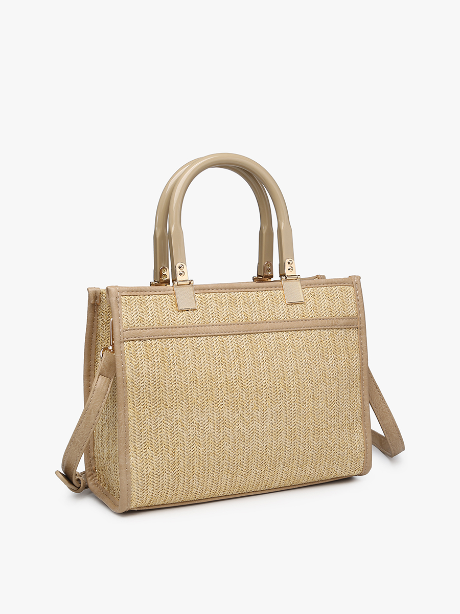 Tan Satchel with Handles