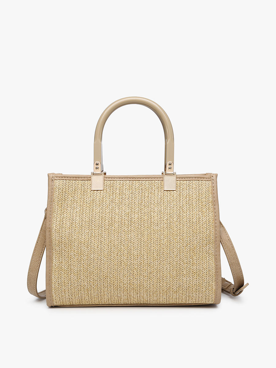 Tan Satchel with Handles