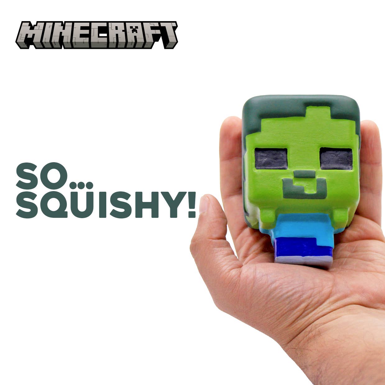 Minecraft 3.5" Bigger SquishMe Scented Figures in Display