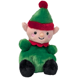 Canned Elf | Christmas Plush in a Can w/Jokes | Magical: Pop Top + Plastic Lid & Shrink Band