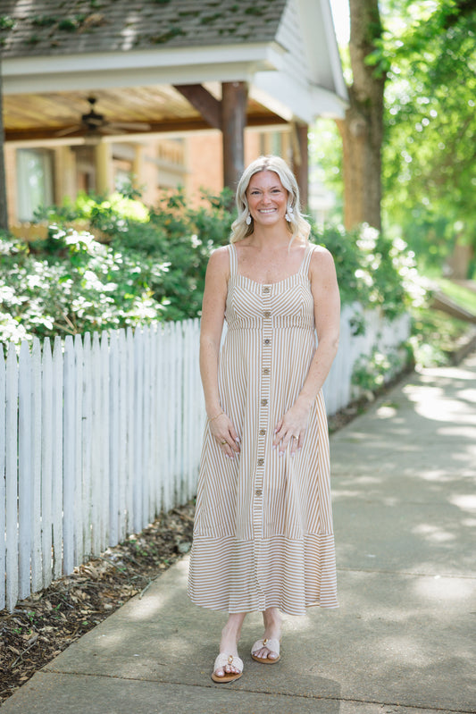 Stripe Perfection Midi