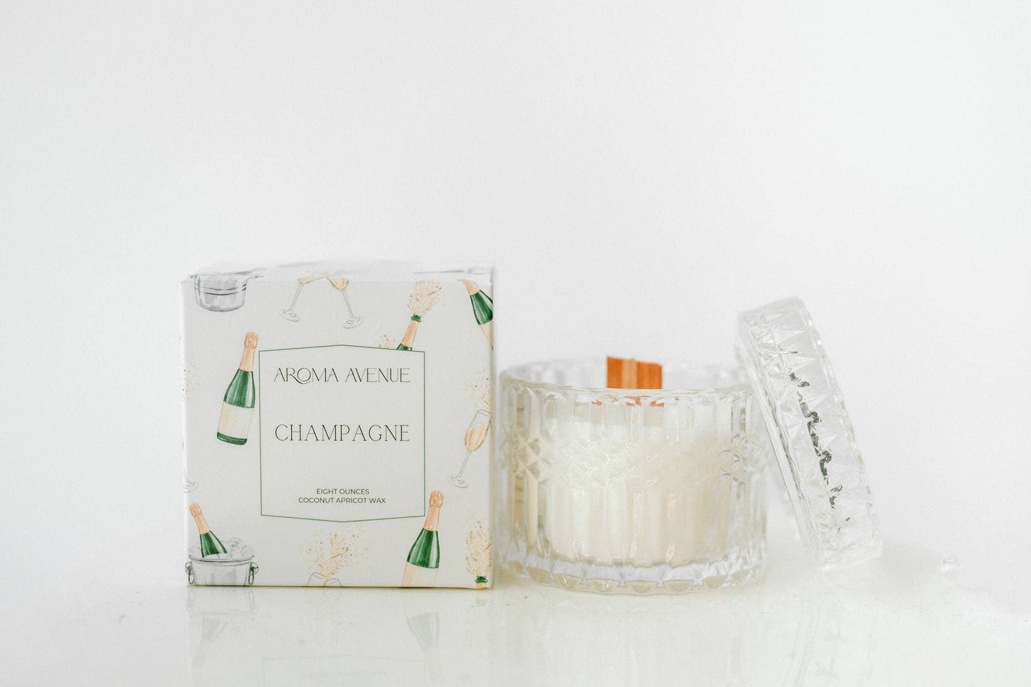Champagne Candle: 7OZ