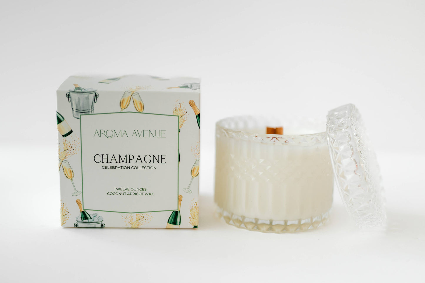 Champagne Candle: 7OZ
