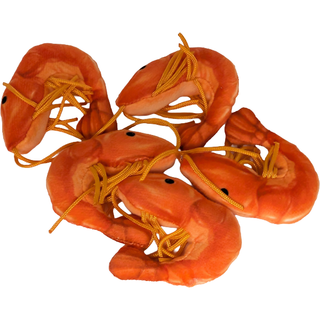 Can O' Shrimp - EcoFriendly Plush Gift for Fishermen w/Jokes: Pop Top + Plastic Lid & Shrink Band