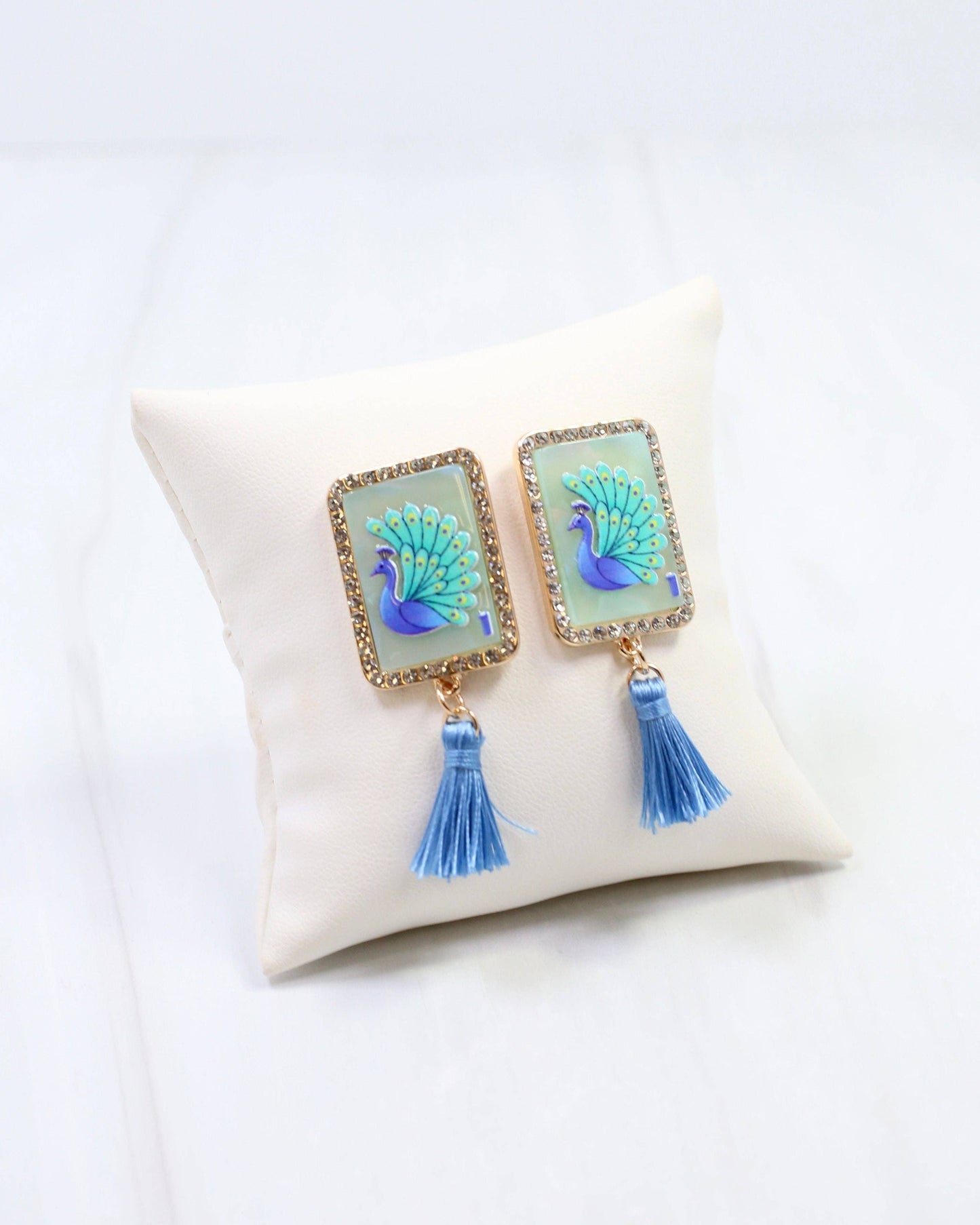 Rack Em Earring Blue