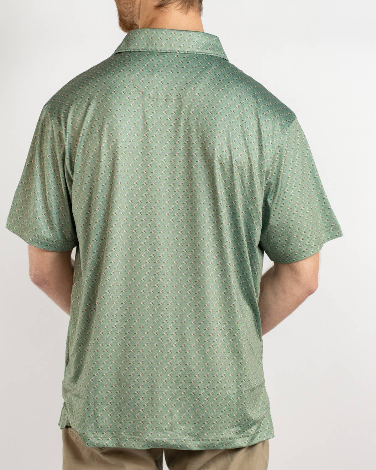 Men's Flying Mallard Performance Polo Mallard Print