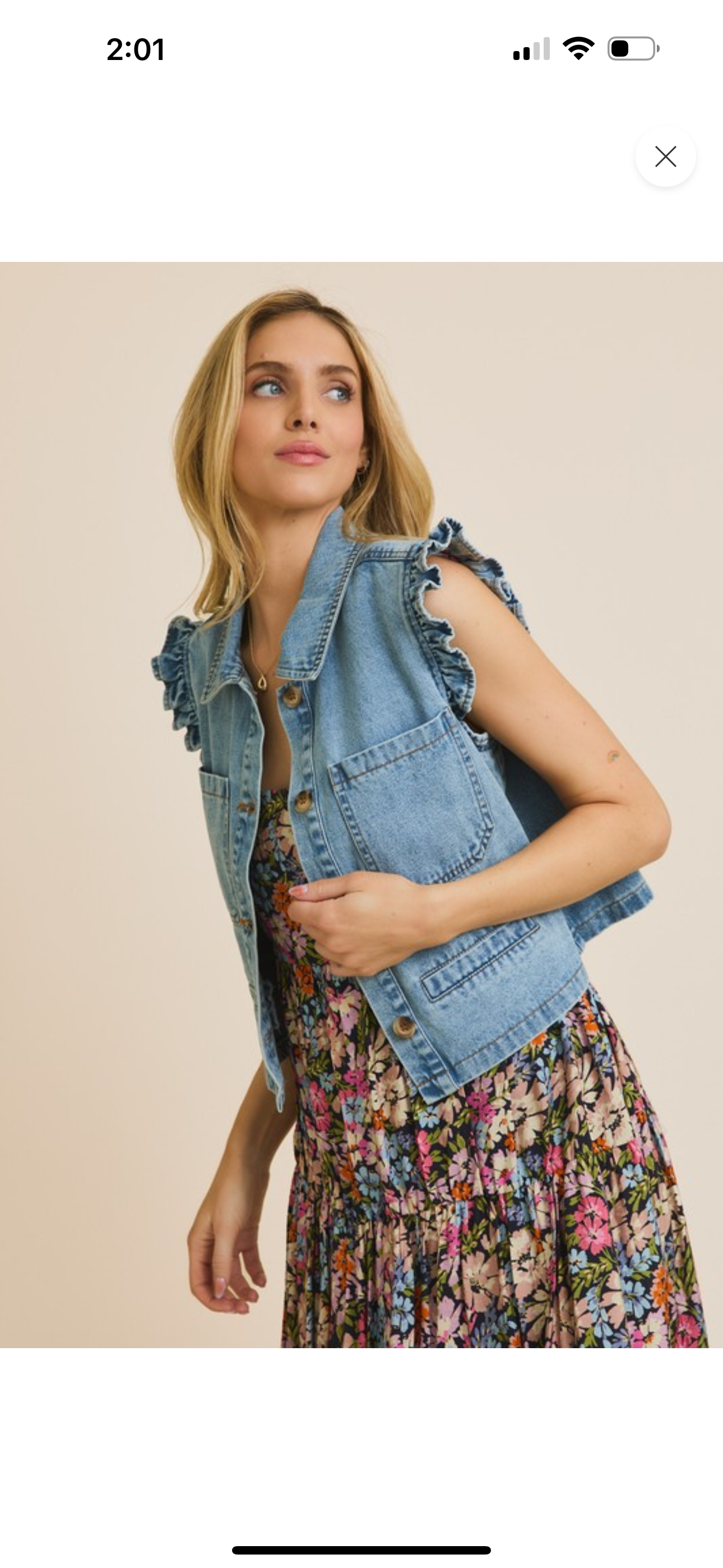 Denim Jacket Vest