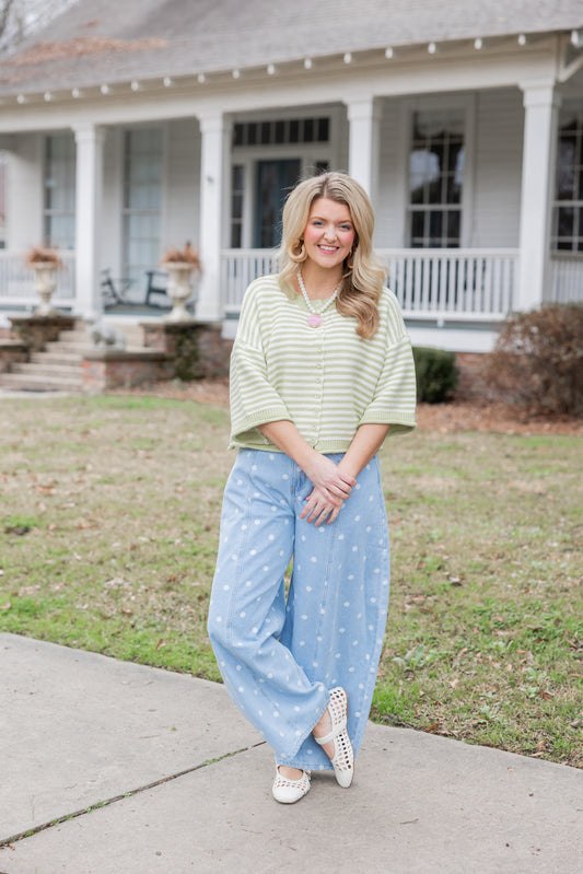 Dotty Darling Barrel Jean