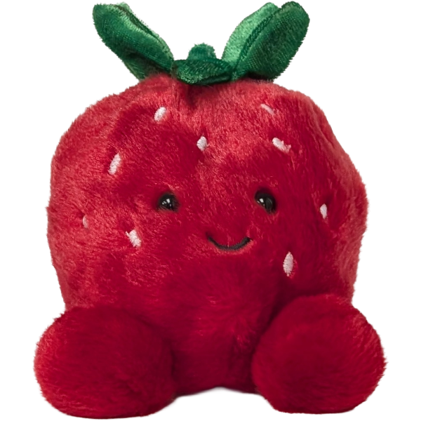 Canned Strawberry | Stuffed Animal Plush w/Funny Jokes |Gift: Pop Top Lid