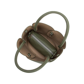 Tulip Moss Recycled Vegan Lthr Top Handle
