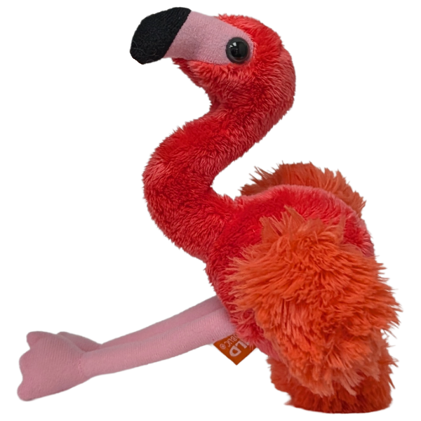 Rosy the Canned Flamingo w/Jokes - Eco-Friendly Recycled: Pop Top Lid