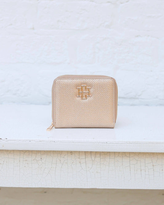 Blakely Wallet Woven Gold
