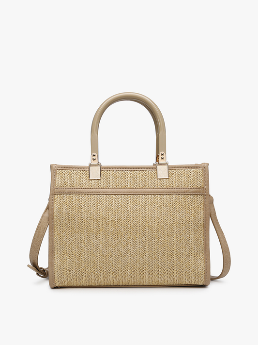 Tan Satchel with Handles