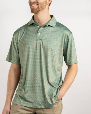 Men's Flying Mallard Performance Polo Mallard Print