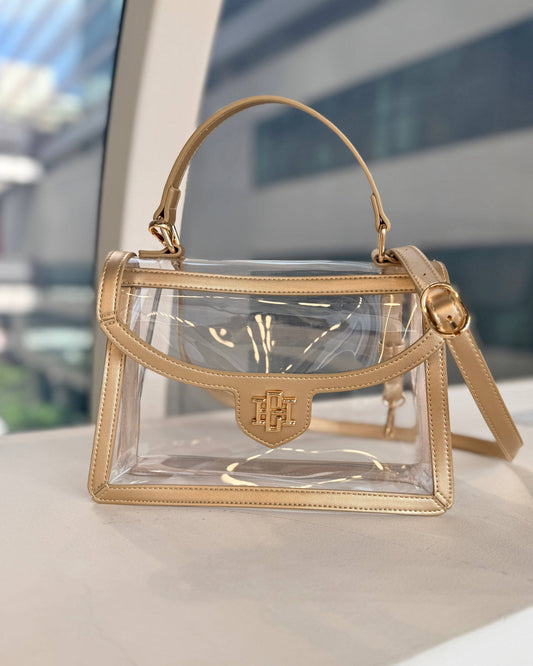 Morgan Clear Bag Gold