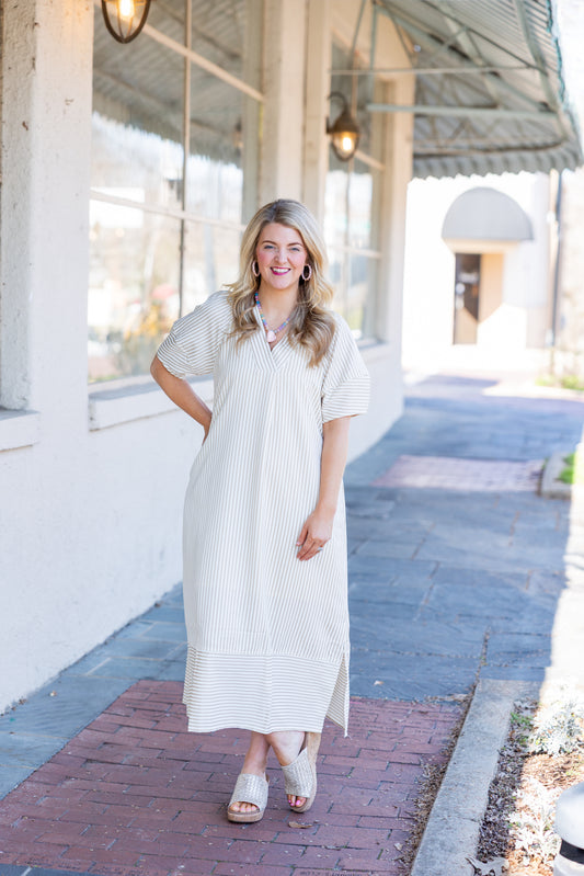 The Rivera Stripe Maxi
