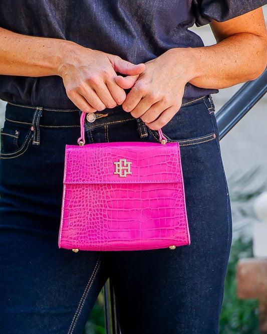 Vivienne Handbag Hot Pink EC: Default