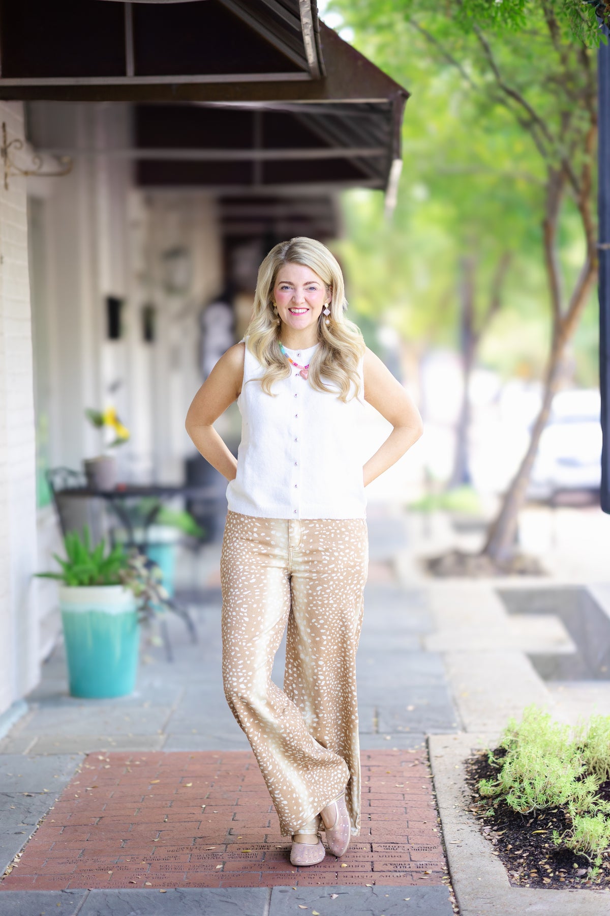 Fawn Print Denim