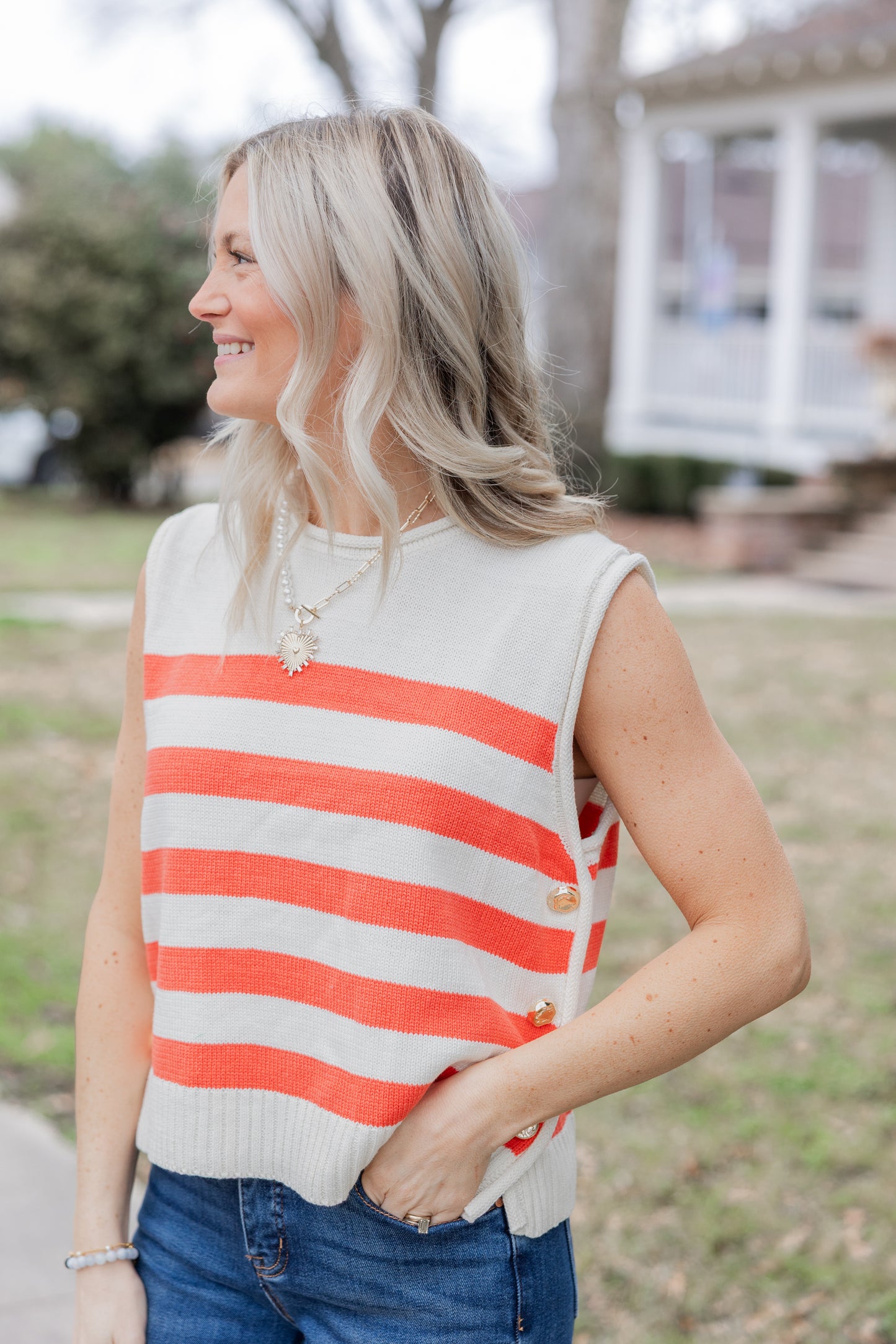 Weekend Stripe Top