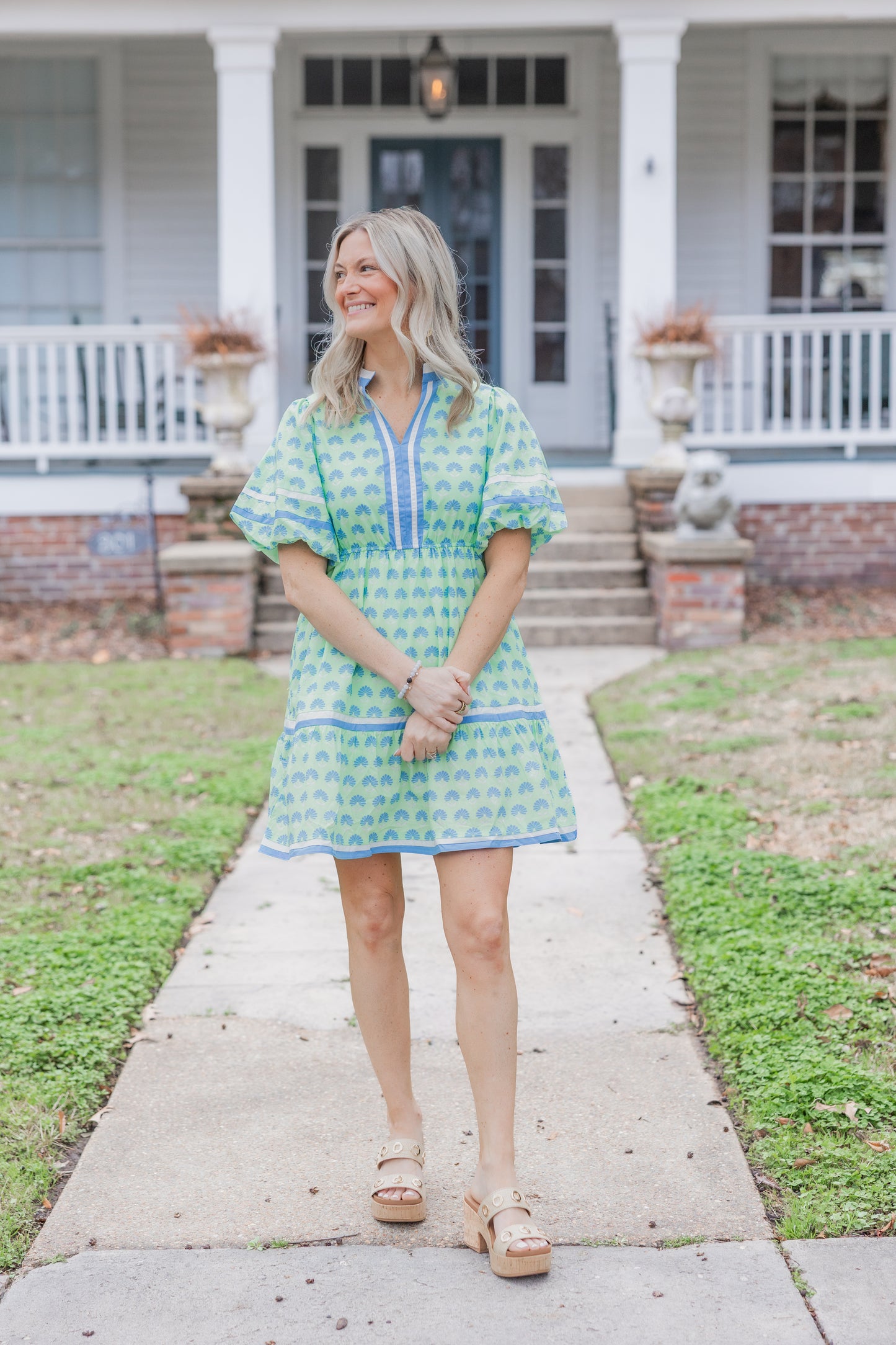 Garden Graphic Dress