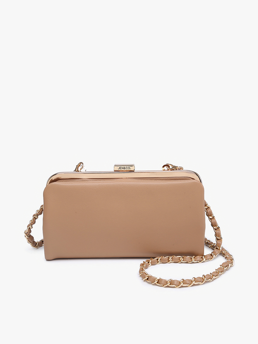 Almond Wallet Crossbody