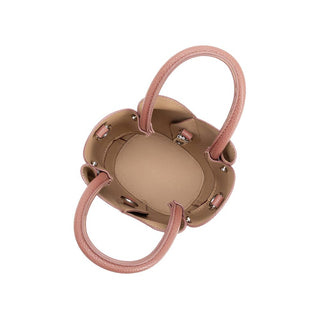 Tulip Mini Rose Recycled Vegan Leather Top Handle Bag