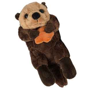 Dave the Canned Sea Otter - Eco-Friendly and Recycled Gift: Pop Top + Plastic Lid & Shrink Band