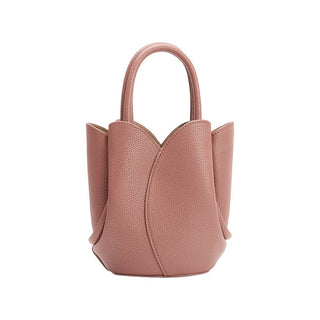 Tulip Mini Rose Recycled Vegan Leather Top Handle Bag