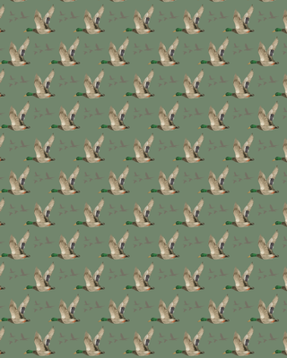 Men's Flying Mallard Performance Polo Mallard Print