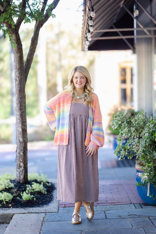 Colorful Stripe Cardigan