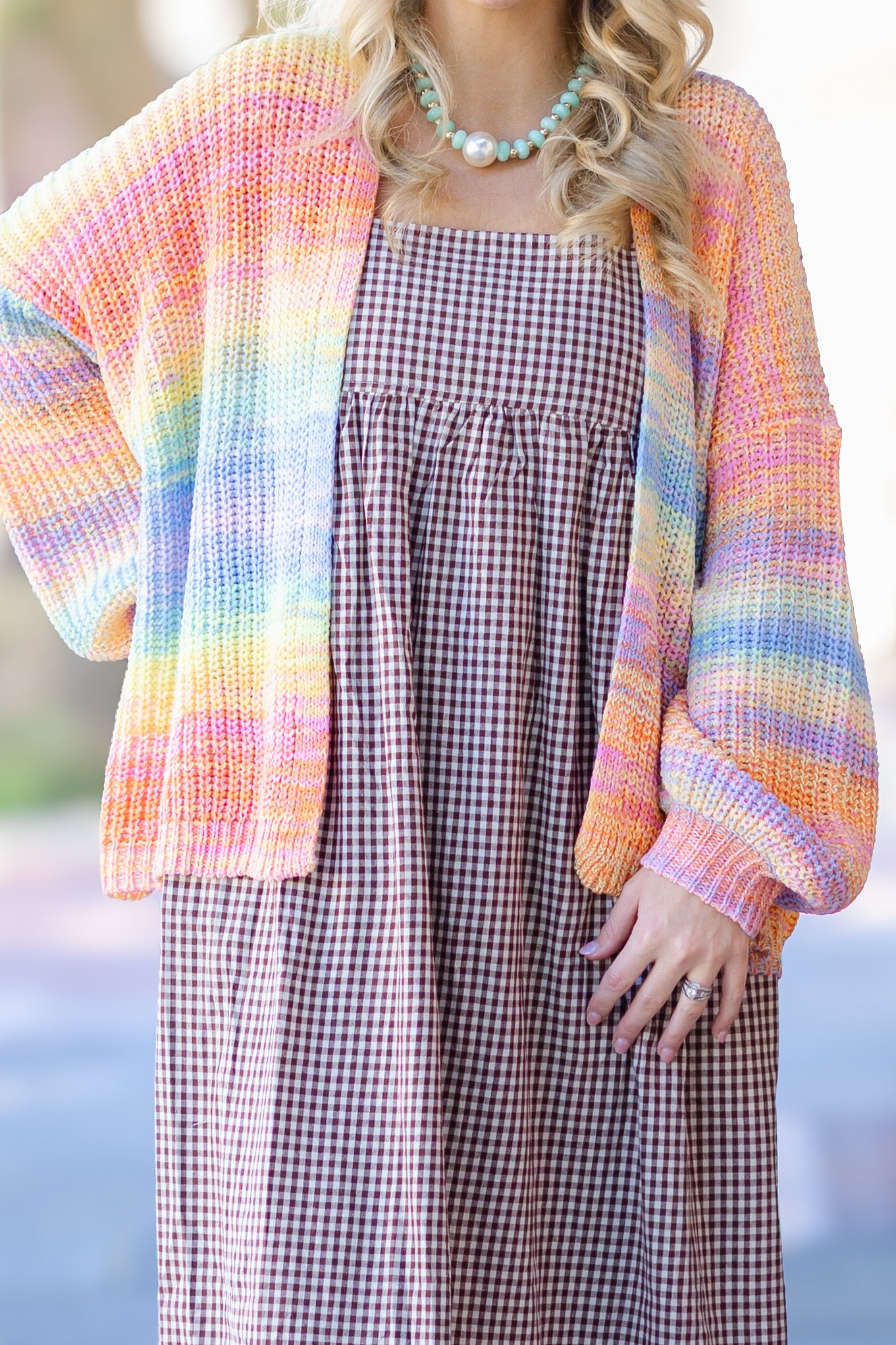Colorful Stripe Cardigan