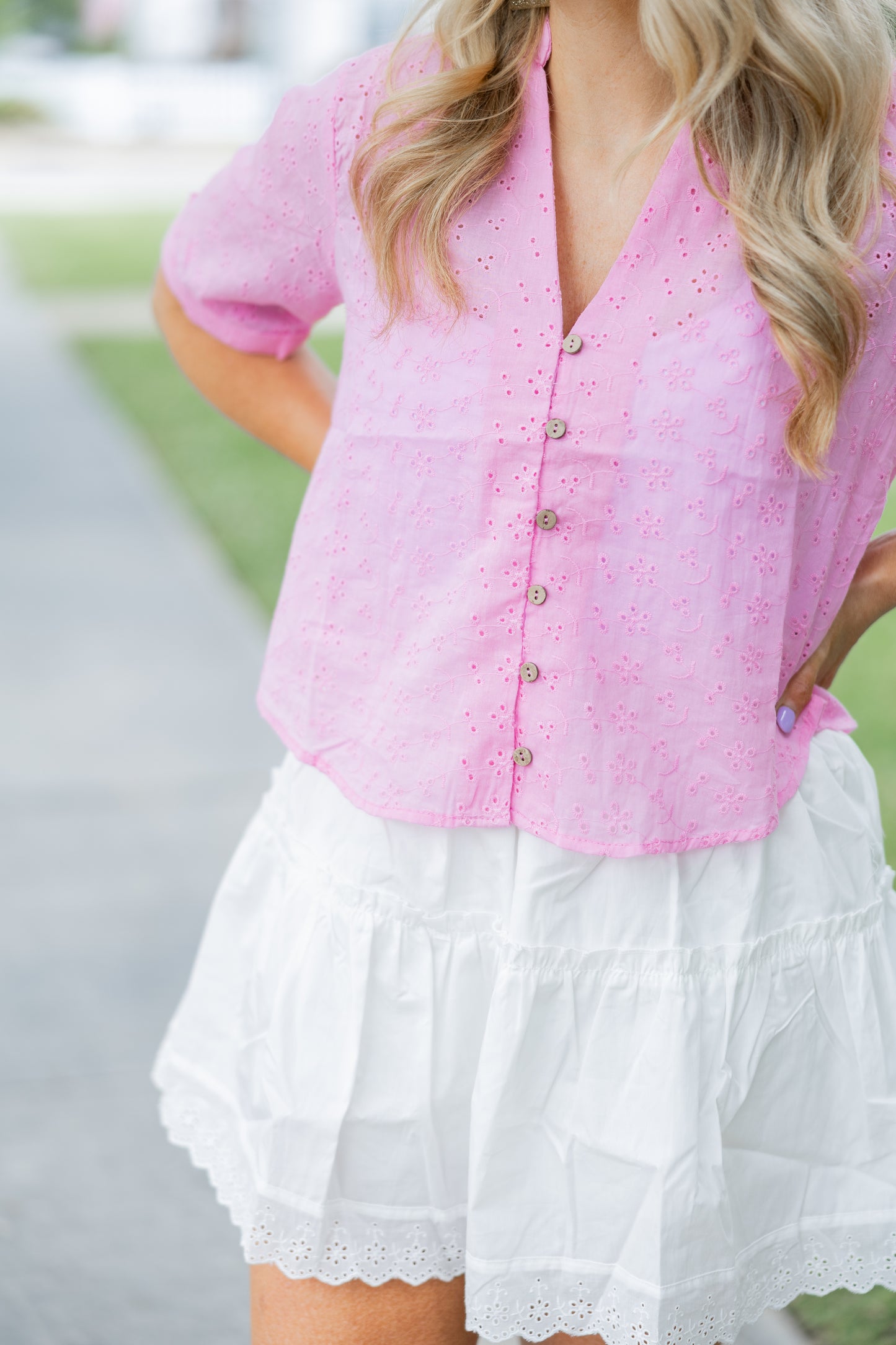 Smocked Skirt