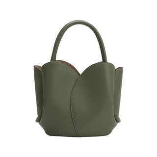 Tulip Moss Recycled Vegan Lthr Top Handle