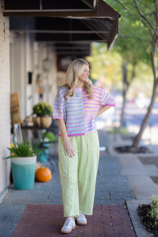 Multi Color Stripe Sweater